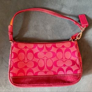 Vintage Y2K Coach mini bag hot pink